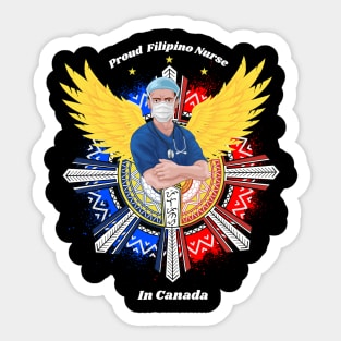 Filipino Nurse from Canada Sticker